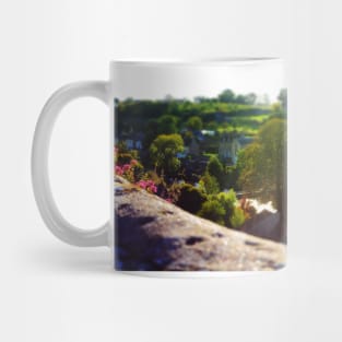 Tilt-shift panorama of Fresnay-sur-Sarthe Mug